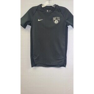 Nike Dri Fit Youth Boys Medium Brooklyn Nets Short Sleeve Shooting Shirt NBA